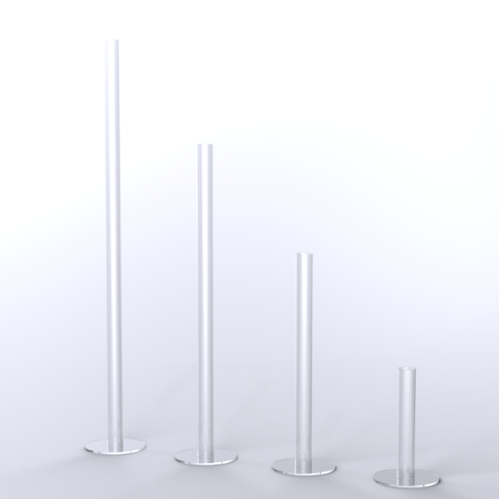 HØYANGER Rørdisplay Dia 9cm - 4 høyder