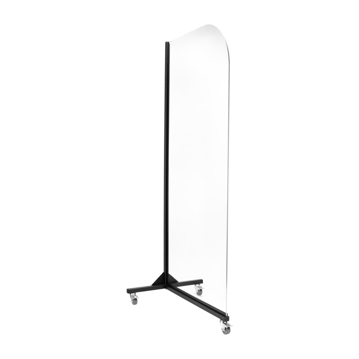 Mobil skjerm Klar 70x150cm - Stål stativ