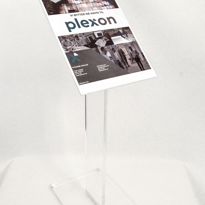Plakatholder/stativ