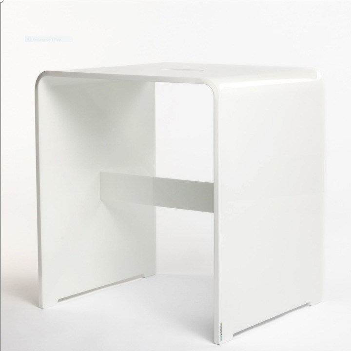 FREDRIK krakk 42x38x48cm - Hvit