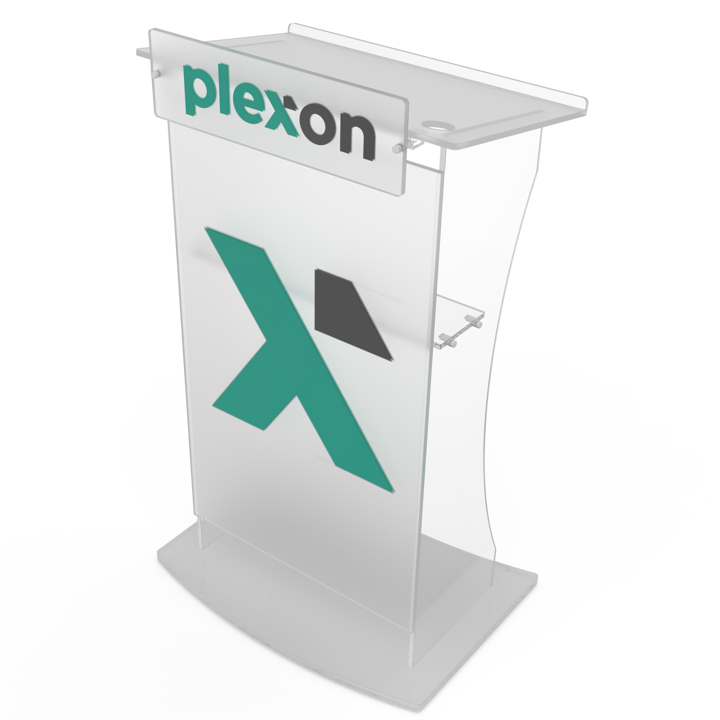 TØNSBERG Talerstol - Frostet plexiglass