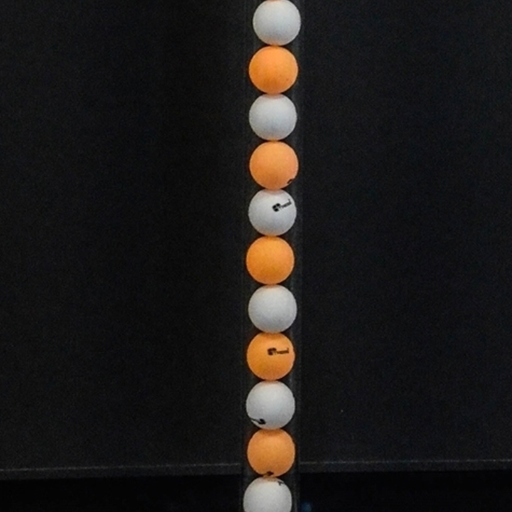 Baller til rørdisplay - Hvit dia. 40mm