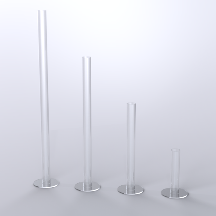 BOTNE Rørdisplay     Dia 10cm - 4 høyder