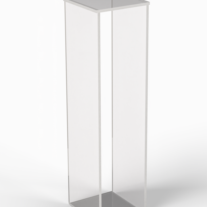 JAKOB Vedsøyle 15mm plexiglass - høyde 1250mm