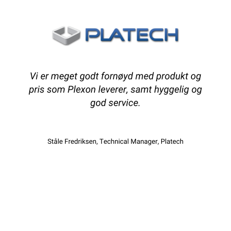 Platech kundesitat Plexon
