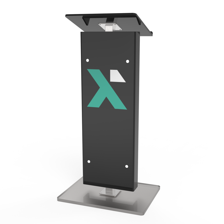 HORTEN Talerstol - Sort plexiglass