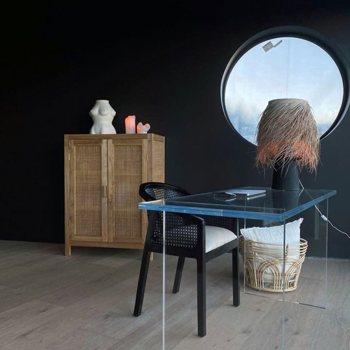 BLÅSJØ Skrivebord BxDxH 140x60x75cm