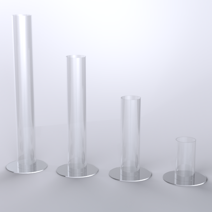 NATVALL Rørdisplay Dia 25cm - 4 høyder
