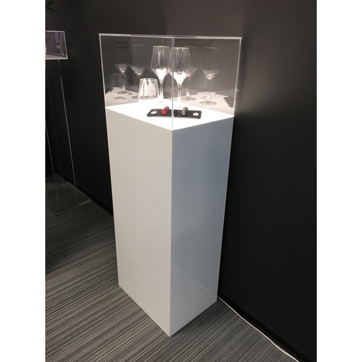 ALLVIS Monter Hvit/LED topplate 40x30x115,5cm
